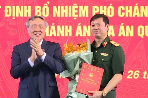 Phê chuẩn Thiếu tướng Dương Văn Thăng làm Thẩm phán TAND tối cao