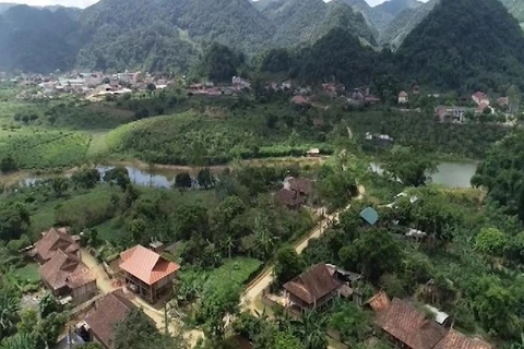 Huyện Thuận Châu (tỉnh Sơn La) - nơi đón Bác về thăm năm xưa ngày một đổi mới và phát triển. (Ảnh: TTXVN phát)