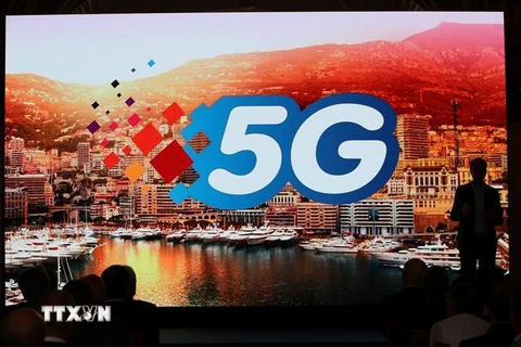 Lễ khai trương mạng viễn thông 5G ở Monaco ngày 9/7/2019. (Ảnh: AFP/TTXVN)