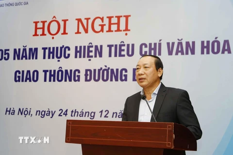 Ông Nguyễn Hồng Trường, nguyên Thứ trưởng Bộ Giao thông vận tải. (Ảnh: TTXVN)
