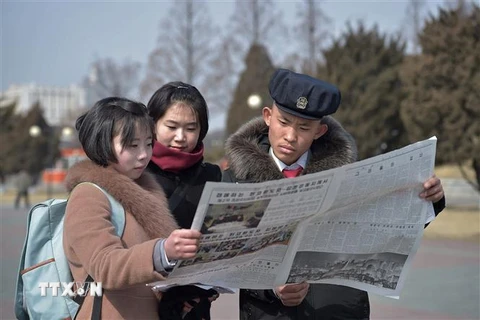 Người dân Triều Tiên. (Ảnh: AFP/TTXVN)