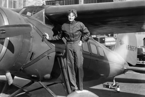 Nữ phi công nổi tiếng một thời Amelia Earhart. (Nguồn: nypost.com)