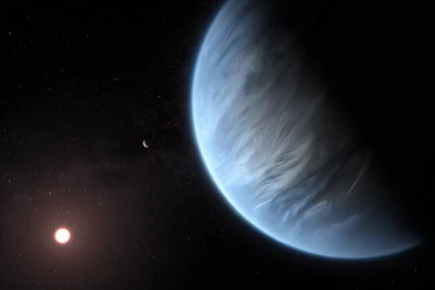 Hành tinh K2-18b. (Nguồn: ESA)