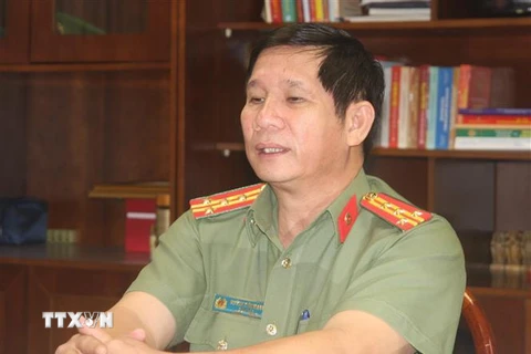 Đại tá Huỳnh Tiến Mạnh bị cách chức giám đốc Công an tỉnh Đồng Nai. (Ảnh: Sỹ Tuyên/TTXVN)