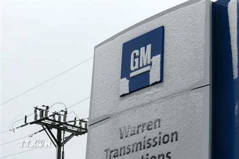  Biểu tượng General Motors tại Trung tâm kỹ thuật Warren, Michigan, Mỹ ngày 26/11/2018. (Ảnh: AFP/ TTXVN)