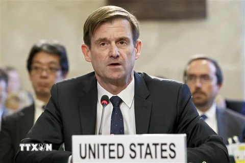 Thứ trưởng Ngoại giao Mỹ David Hale. (Ảnh: AFP/ TTXVN)