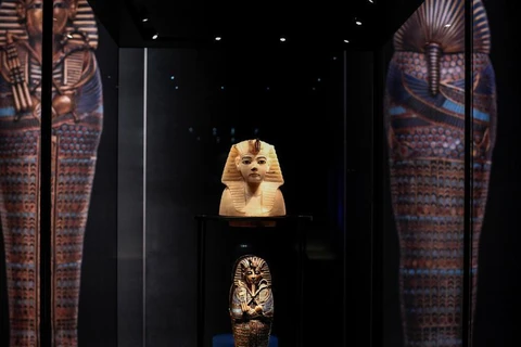 Triển lãm Tutankhamun: Kho báu của Pharaoh tại Pháp. (Nguồn: france24.com)