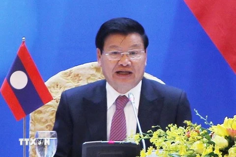 Thủ tướng Lào Thongloun Sisoulith. (Ảnh: Lâm Khánh/TTXVN)