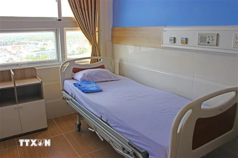 Một phòng bênh tại Bệnh viện Đa khoa thành phố Cần Thơ. (Ảnh: Ánh Tuyết/TTXVN)