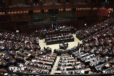 Toàn cảnh một phiên họp của Hạ viện Italy tại Rome ngày 6/6/2018. (Ảnh minh họa: AFP/ TTXVN)