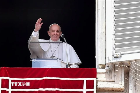 Giáo hoàng Francis phát biểu tại Vatican ngày 1/9. (Ảnh: AFP/TTXVN)
