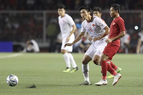 Đoàn Văn Hậu vui mừng sau bàn thắng tuyệt đẹp vào lưới U22 Indonesia