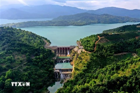 Hồ thủy điện Hàm Thuận (Công ty Thủy điện Đa Nhim-Hàm Thuận-Đa Mi). (Ảnh: Ngọc Hà/TTXVN)