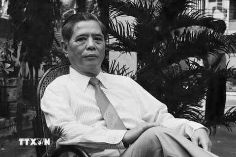 Tổng Bí thư Nguyễn Văn Linh - một trong những người lãnh đạo của Đảng khởi xướng công cuộc đổi mới tại Đại hội VI năm 1986. (Ảnh: Xuân Lâm/TTXVN)