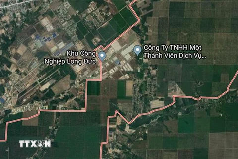 Khu đất vàng tại xã Long Đức, huyện Long Thành được Đồng Nai đấu giá thành công thu về hơn 3.000 tỷ đồng. (Ảnh: Sỹ Tuyên/TTXVN)
