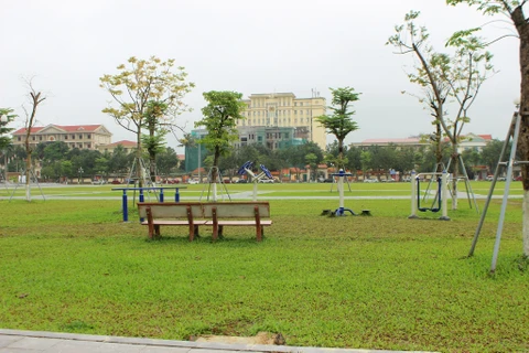 Quảng trường thành phố Hà Tĩnh. (Ảnh minh họa: Hoàng Ngà/TTXVN)
