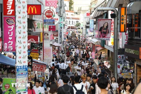 Đường phố Tokyo, Nhật Bản, ngày 25/6/2019. (Ảnh: AFP/ TTXVN)