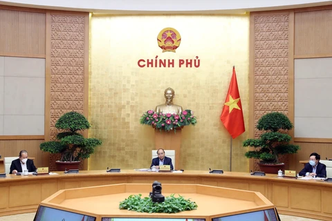 Thủ tướng Nguyễn Xuân Phúc phát biểu. (Ảnh: Thống Nhấ/TTXVN)
