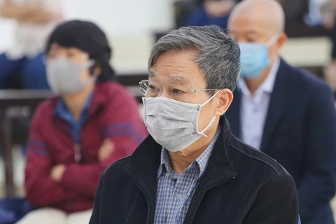 Bị cáo Nguyễn Bắc Son tại phiên tòa. (Ảnh: Doãn Tấn/TTXVN)