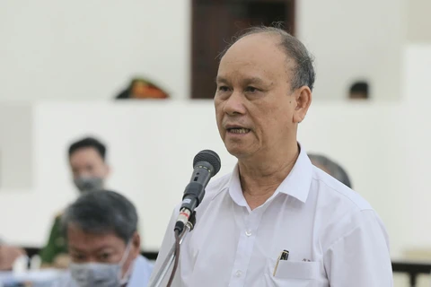 Bị cáo Trần Văn Minh, cựu Chủ tịch UBND thành phố Đà Nẵng. (Ảnh: Doãn Tấn/TTXVN)