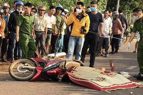 Lâm Đồng: Xe máy chở 4 người gặp tai nạn làm 2 người tử vong