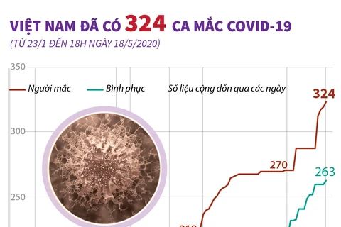 [Infographics] Việt Nam đã ghi nhận 324 ca mắc COVID-19