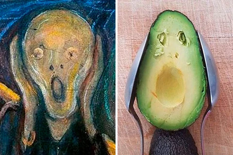 'The Scream' của Edvard Munch. (Nguồn: Boredpanda)