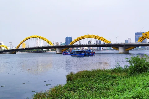 Cầu sông Hàn (Đà Nẵng). (Ảnh: Trần Lê Lâm/TTXVN)