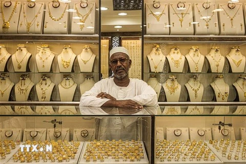 Một cửa hàng vàng ở Khartoum, Sudan. (Ảnh: AFP/TTXVN)
