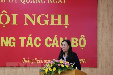 Bà Bùi Thị Quỳnh Vân. (Ảnh: Sỹ Thắng/TTXVN)