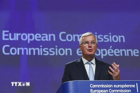 Trưởng đoàn đàm phán thương mại hậu Brexit của EU Michel Barnier. (Ảnh: AFP/TTXVN)