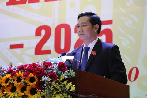Ông Nguyễn Thành Tâm, Bí thư Tỉnh ủy Tây Ninh khóa XI, nhiệm kỳ 2020-2025. (Ảnh: Lê Đức Hoảnh/TTXVN)
