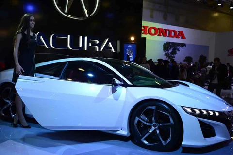 Xe Honda trưng bày tại triển lãm ôtô quốc tế Moskva. (Nguồn: Getty Images)