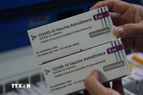 CDC Cần Thơ tiếp nhận vaccine. (Ảnh: TTXVN phát)