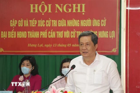 Ông Phạm Văn Hiểu, Phó Bí thư Thường trực Thành ủy, Chủ tịch Hội đồng nhân dân thành phố Cần Thơ. (Ảnh: Ngọc Thiện/TTXVN)