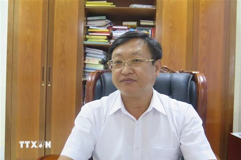 Phó Chủ tịch Ủy ban bầu cử tỉnh Lào Cai, Chủ tịch Ủy ban Mặt trận Tổ quốc tỉnh Lào Cai Giàng Seo Vần. (Ảnh: Hương Thu/TTXVN)