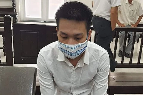 Bị cáo Thái Duy Phương tại phiên xét xử. (Nguồn: Vnexpress)