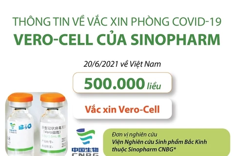 Thông tin về vắc xin phòng COVID-19 Vero-Cell của Sinopharm
