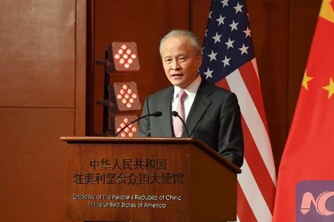 Đại sứ Trung Quốc tại Mỹ Thôi Thiên Khải. (Nguồn: Xinhua)