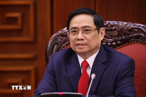 Thủ tướng Phạm Minh Chính. (Ảnh: Dương Giang/TTXVN)