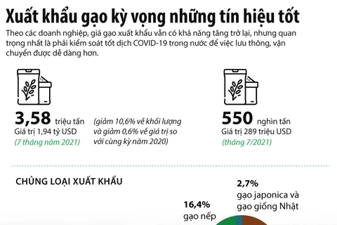 [Infographics] Triển vọng cho xuất khẩu gạo hậu đại dịch COVID-19