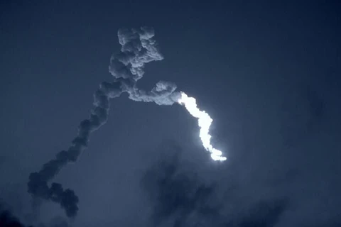 Tên lửa Ấn Độ gặp sự cố. (Nguồn: indianexpress.com)