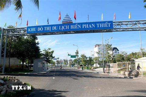 Dự án Khu đô thị du lịch biển Phan Thiết, thành phố Phan Thiết (Bình Thuận). (Ảnh: Nguyễn Thanh/TTXVN)