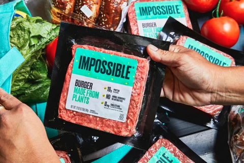 Sản phẩm thịt có nguồn gốc thực vật của Impossible Foods. (Nguồn: Impossible Foods)