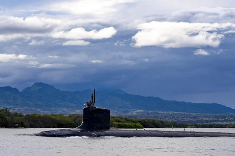 Tàu ngầm hạt nhân lớp Virginia của Mỹ. (Nguồn: thetimes.co.uk)