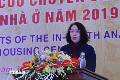 Bà Nguyễn Thị Hương, Tổng cục trưởng Tổng cục Thống kê. (Ảnh: Danh Lam/TXVN)