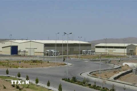 Toàn cảnh nhà máy hạt nhân Natanz, cách thủ đô Tehran, Iran 270km về phía Nam. (Ảnh: AFP/TTXVN)