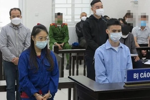 Các bị cáo tại tòa. (Nguồn: laodong.vn)