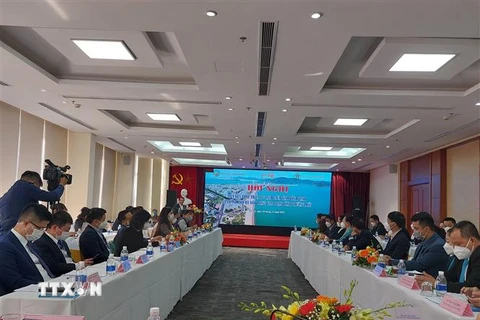 Toàn cảnh cuộc liên kết phát triển du lịch giữa Hà Nội và Bình Định trong giai đoạn bình thường mới. (Ảnh: Đinh Thuận/TTXVN)