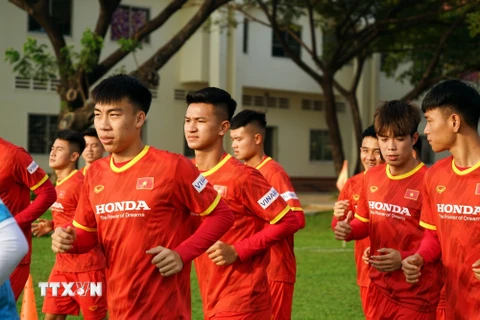  U23 Việt Nam tập buổi đầu tiên